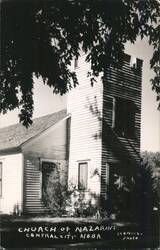 Church of Nazarine, Central City, Nebraska Postcard