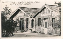 Ghost Town, Knott's Berry Farm - Music Hall & Bottle House Postcard
