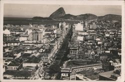 Rio de Janeiro General View, Sugarloaf Mountain Postcard