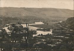 Birdseye View Little Falls Postcard