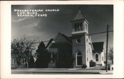Presbyterian Church + Ed. Bldg., Refugio, TX Postcard