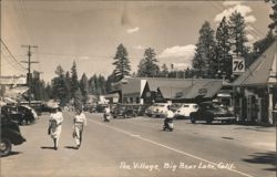 The Village, Big Bear Lake, Calif. Postcard