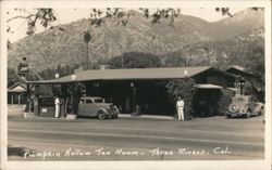 Pumpkin Hollow Tea Room Gas Station - Three Rivers, CA Postcard