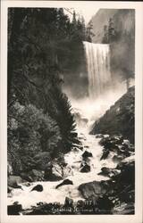 Vernal Falls, 317 ft., Yosemite National Park Postcard