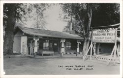 Indian Trading Post, Navajo Rugs, Jewelry, Pine Valley, CA Postcard