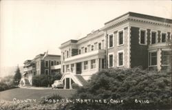 County Hospital, Martinez, California Postcard