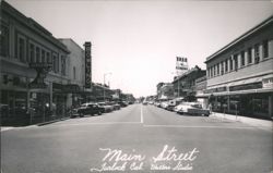 Main Street, Turlock, California Postcard