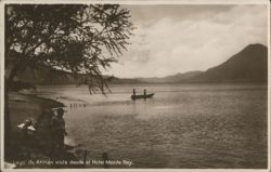 Lake Atitlán View from Hotel Monte Rey Postcard