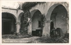 Mission San Juan Capistrano Arches Courtyard Postcard