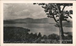 New Found Lake and Mountains, White Mountains Postcard
