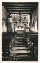 Mission San Juan Capistrano Interior Postcard