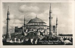 Hagia Sophia Museum Exterior, Istanbul Postcard