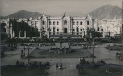 Plaza de Armas, Government Palace Postcard