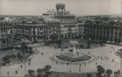 Plaza San Martin, Lima Postcard