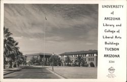 University of Arizona Library and College of Liberal Arts Buildings Postcard
