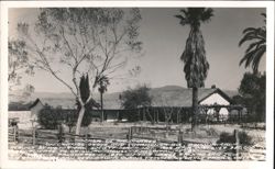 Casa de Palomares, Pomona, CA - Rebuilt 1939 Postcard