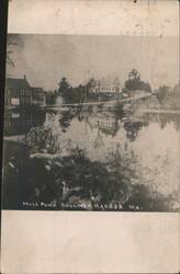 Mill Pond, Sullivan Harbor, ME Postcard