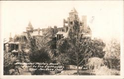 Winchester Mystery House Prior to Earthquake, San Jose, CA Postcard