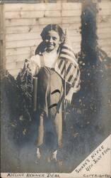 Adeline Renner Deal, 4th July 1906, Flag & Firecrackers Postcard