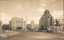 Edificios Nacional, Guardiola y Latino Americana, Mexico City Postcard