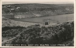 Devils Lake Dam, near Del Rio Postcard