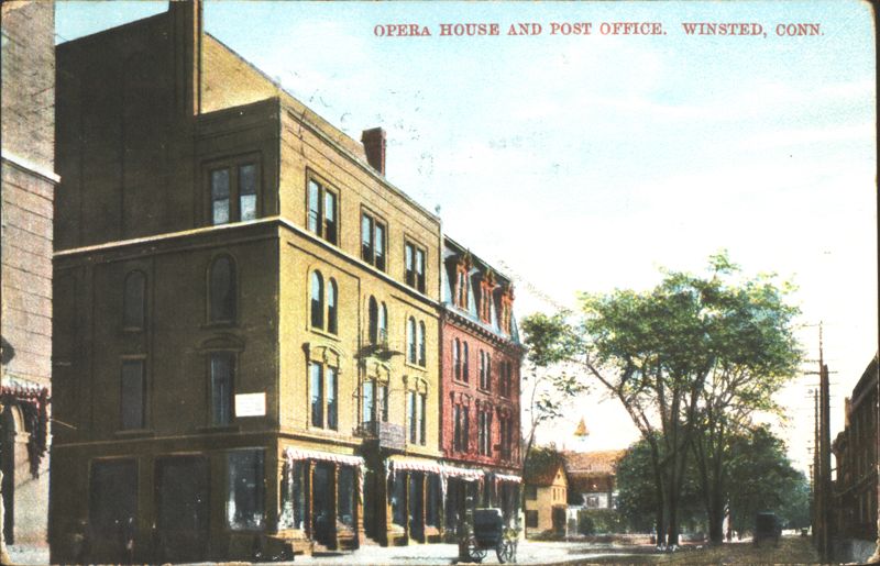 Opera House and Post Office, Winsted, CT Connecticut
