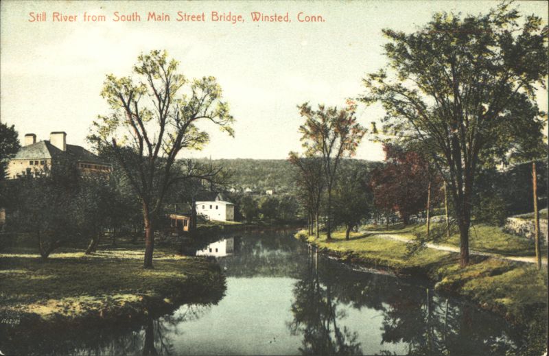 Still River from South Main Street Bridge, Winsted Connecticut