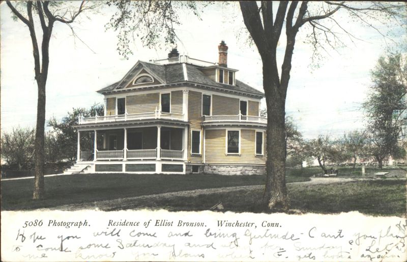 Residence of Elliot Bronson, Winchester, CT Connecticut
