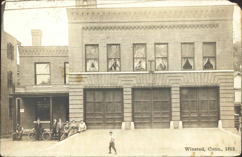 Winsted Fire House, Hose Co. No. 1 & Hook & Ladder, 1912 Connecticut