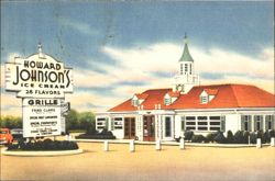 Howard Johnson's Ice Cream & Grille Restaurant Postcard