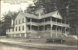 Mountain View Inn, Pine Grove, Canaan, Conn. Postcard