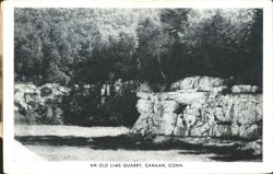 Old Lime Quarry, Canaan, CT Postcard
