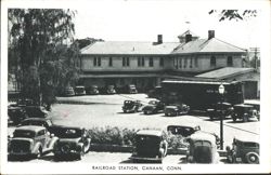 Canaan Railroad Station Postcard
