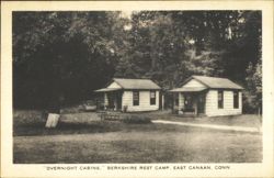 Overnight Cabins, Berkshire Rest Camp Postcard