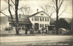 Doris Wall Antiques Shop, East Canaan, CT Postcard