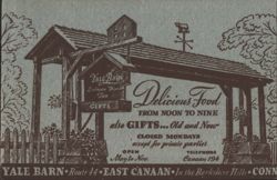 Yale Barn - Delicious Food & Gifts, East Canaan, CT Postcard