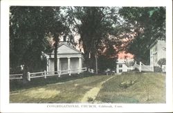 Congregational Church, Colebrook, CT Postcard