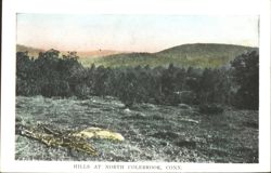 Hills at North Colebrook, Conn. Postcard