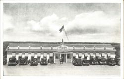 Mitchell's Sea Grill, Branford, CT with Vintage Cars Postcard