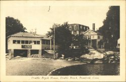 Double Beach House & Semon's Ice Cream, Branford Postcard