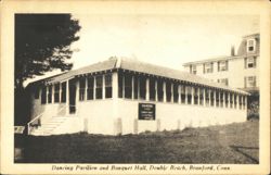 Dancing Pavilion and Banquet Hall, Double Beach Postcard