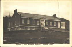Robert C. Geer Memorial Hospital, Canaan Postcard