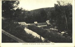 Lower Furnace Dam, East Canaan Postcard