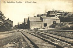 New England Lime Co.'s Kiln, Canaan Postcard