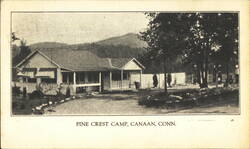 Pine Crest Camp, Canaan, CT Postcard
