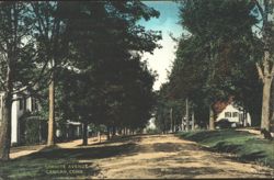 Granite Avenue, Tree-Lined Dirt Road, Canaan Postcard