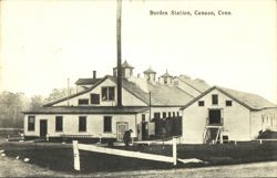 Borden Station, Canaan, CT Postcard