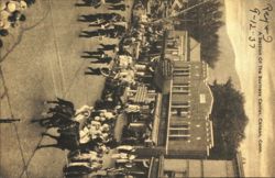 Business Center Parade, Canaan, Conn. Postcard