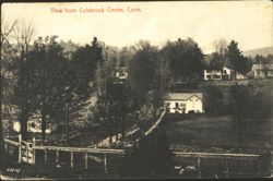 View from Colebrook Center, Connecticut Postcard