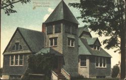 Pilgrim Church, Canaan, CT Postcard